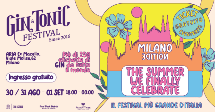 arriva gin tonic festival milano