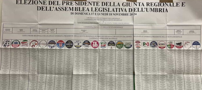 Elezioni regionali Umbria